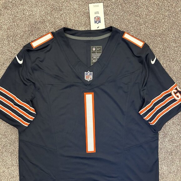 Nike Chicago Bears Football Jersey NFL Fields #1 Men's Size L - Large - NWT $175 - Picture 3 of 16